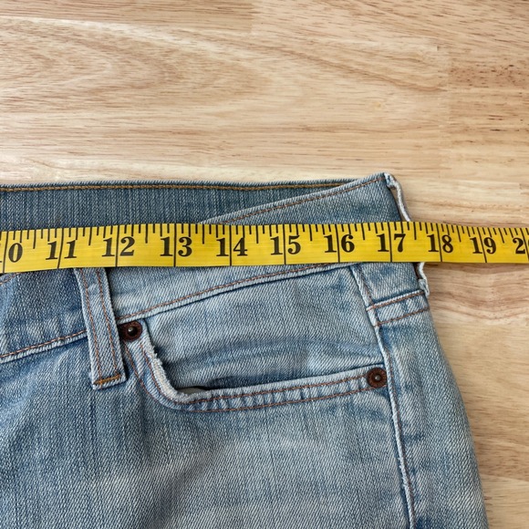 7 For All Mankind Bootcut Jeans Light Wash Denim Women Size 31 - Picture 10 of 13